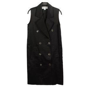 Michael Kors Bergdorf Goodman Women's Black Coat Dress Size 6